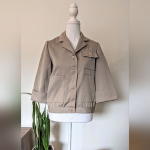 Vintage 1960s tan jacket/blazer sz small